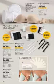 Catálogo Leonisa Página 30: Pack x3 €1.663,00, Pack x3 extensores de 6 ganchos €6.990,00
