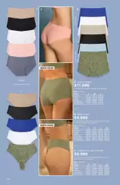 Catálogo Leonisa Página 34: Colales tiro alto invisible €9.990,00, Calzon hipster €11.990,00