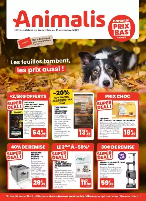 Animalis (valable jusqu'au 15-11)