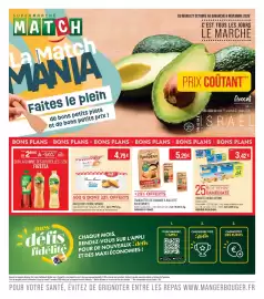 Catalogue Match page 1: SUPERMARCHÉ MATCH La Match MANIA Faites le plein de bons petits plats et de bons petits prix ! DU