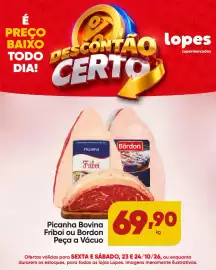 Folheto Lopes Supermercados Página 6: 96 % % % Ĕ% PREÇO BAIXO TODO DIA! lo %% % %% 00 / % 0% supermercados % % % % SCONTÃO