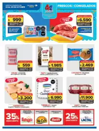 Folleto Carrefour Maxi Página 11: Paty - hamburguesa finita congelada €3.369,00, Carrefour - bondiola congelada €6.590,00