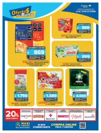 Folleto Carrefour Maxi Página 13: 9 de oro - bizococchos €1.339,00, Ariel - jabon liquido p/ ropa platinum €15.139,00