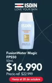 Catálogo Salcobrand Página 4: Isdin - fusionwater magic fps50 €16.990,00