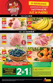 Biedronka gazetka | Tani weekend od 23.10 Strona 1: Szynek wieprzowa bez kości €12,99