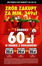 Biedronka gazetka | Tani weekend od 23.10 Strona 3: OD PIĄTKU DO SOBOTY 23-24.10 ZROB ZAKUPY ZA MIN. 349zł NASZA SPIŻARNIA