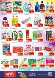 Nesto catalogue Page 7: Perin DETERGENTE Perinna DETERGENT POWDER B-14.99 now 8.99 Perinna Washing Powder 2.5Kg Asstd. مسحوق