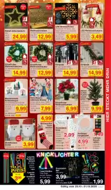 Wiglo Wunderland Prospekt woche 44 Seite 5: Weihnachtsstern €12,99, Künstlicher Weihnachtskranz €12,99