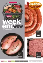 Save Hyper catalogue Page 9: Bulk Fresh Chicken Fillets €69,99, Champion Chilli Boerewors €89,99
