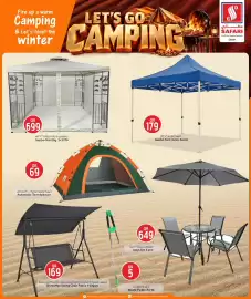 Safari Hypermarket catalogue Page 6: Fire up a warm Camping winter & Let's toast the LET'S GO CAMPING OR 699 نوفوس شرفة