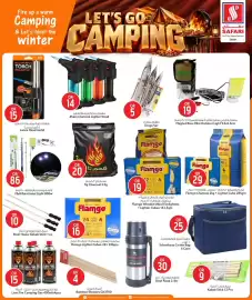 Safari Hypermarket catalogue Page 7: Fire up a warm Camping & Let's toast the winter LET'S GO CAMPING MULTIPURPOSE TORCH