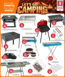 Safari Hypermarket catalogue Page 8: Fire up a warm Camping & Let's toast the winter LET'S GO CAMPING OR 45 QR 19 كامب مستر