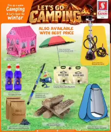 Safari Hypermarket catalogue Page 9: Fire up a warm Camping winter & Let's toast the LET'S GO CAMPING ALSO AVAILABLE WITH