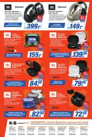 K+B Expert Prospekt Seite 12: JBL In-Ear Kopfhörer Tune Buds 2 €72,99, JBL Open-Ear Kopfhörer SENSE LITE €79,99