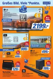 K+B Expert Prospekt Seite 2: LG QNED Mini-LED TV 55QNED70B6C €499,00, TechniSat TV Hörverstärker ISIBOX 1 €129,00