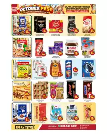 Bigmart leaflet Page 4: Quaker Whole Oats Pet Jar €12,99, Mukwano Black Loose Tea €4,99