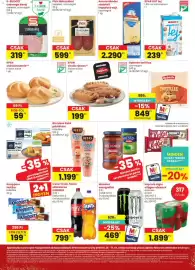 Spar Market akciós újság hét 44 Oldal 2: Spar uht tej €239,00, Coca-Cola, Fanta szénsavas üdítőital €799,00