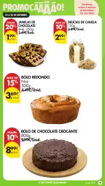 Folheto Pingo Doce | Fim de Semana Página 11: Bolo redondo noz €3,69, Bolo de chocolate crocante €8,99