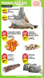Folheto Pingo Doce | Fim de Semana Página 7: Camarão cozido 20/30 Pingo Doce €11,99, Ameijoas vietnamita branca 60/80 €1,99