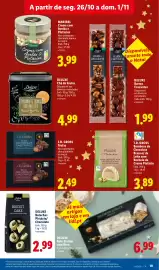 Folheto Lidl semana 44 Página 19: Deluxe bolachas pistácio/chocolate €2,99