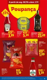 Folheto Lidl semana 44 Página 29: Snack Day Batatas Fritas €1,19, Snack Day palitos salgados xxl €1,09