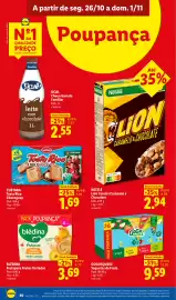 Folheto Lidl semana 44 Página 30: Blédina Frutapura Frutos Variados €3,69, Gogosqueez saquetas de fruta €9,59