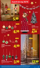 Folheto Lidl semana 44 Página 37: Parkside decoração para árvore em vidro €3,99