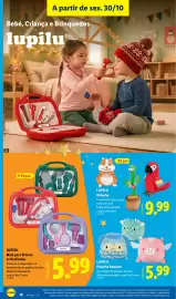 Folheto Lidl | Fim-de-Semana Página 12: Mala para Brincar às Profissões Lupilu €5,99, Lupilu peluche squashi €5,99