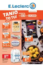 E.Leclerc gazetka tydzień 44 Strona 1: E.Leclerc (L TANIO TO TU! OFERTA WWW.LECLERC.PL OD 26.10 DO 2.11.2026 r. Lista