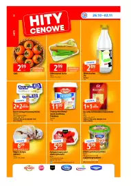 E.Leclerc gazetka tydzień 44 Strona 2: 2 HITY HITY CENOWE Kaki 299 1 szt. OFERTA WAŻNA 27.10-31.10 L 26.10-02.11 SWIEZE 2,0%