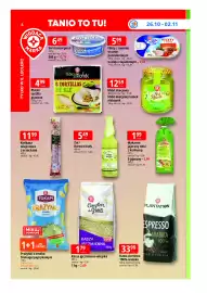 E.Leclerc gazetka tydzień 44 Strona 4: TANIO TO TU! 649 MARKA Ser mascarpone 4.99 Placki tortilla pszenne 320 g, 8 szt. cena