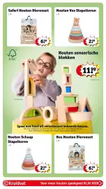 Kruidvat folder | Speelgoed Pagina 10: Bos Houten Dierenset, Houten Schaap Stapeltoren