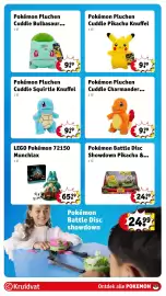 Kruidvat folder | Speelgoed Pagina 17: Pokémon Pluchen Cuddle Charmander Knuffel, Pokémon Pluchen Cuddle Squirtle Knuffel