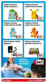 Kruidvat folder | Speelgoed Pagina 17: Pokémon Pluchen Cuddle Charmander Knuffel, Pokémon Pluchen Cuddle Squirtle Knuffel