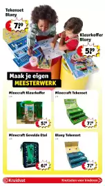 Kruidvat folder | Speelgoed Pagina 25: Gabby's Dollhouse Kleurkoffer, Minecraft Gevulde Etui