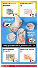 Kruidvat folder | Speelgoed Pagina 26: Giet Zelf Een Plateau Set, Miniatuur Huiskamer Bouwpakket