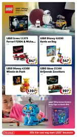 Kruidvat folder | Speelgoed Pagina 36: LEGO Disney 43279 WALL-E en EVE, LEGO Ideas 21366 Drijvende Zeeotters