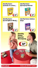 Kruidvat folder | Speelgoed Pagina 41: Identity Games Menselijk Lichaam Kwartet, Identity Games Verboden Te Lachen Spel