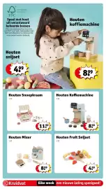 Kruidvat folder | Speelgoed Pagina 9: Houten IJsmachine, Houten Mixer