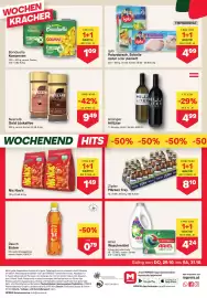 MPreis Flugblatt woche 44 Seite 16: Hillinger HillLiter €4,99, Ariel Waschmittel €4,24