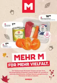 MPreis Flugblatt woche 44 Seite 7: M Sonnenmais 285 g, 5.23 €/kg 149 M 199 Satsumas aus Spanien, per 1 kg Netz 跽 Σ M 1699
