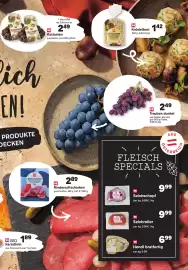 MPreis Flugblatt woche 44 Seite 9: M Kastanien €2,49, Trauben dunkel €2,49