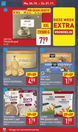 ALDI folder week 44 Pagina 14: Golden Bridge Havermout €1,79, Biscotto Deense boterkoekjes €4,99