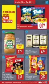 ALDI folder week 44 Pagina 23: Chio Heart breakers €1,49, Heinz Sandwich spread €1,79