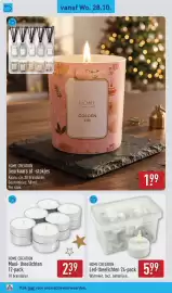 ALDI folder week 44 Pagina 38: Home Creation Geurkaars of -stokjes €1,99, Home Creation Maxi-theelichten €2,39