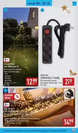 ALDI folder week 44 Pagina 41: Workzone Stekkerdoos 3-voudig €2,29, Home Creation Led-lichtboom XL €12,99