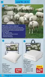 ALDI folder week 44 Pagina 42: Novitesse Texelse wollen winterdekbed €44,99, Novitesse Texelse wollen hoofdkussen €12,99