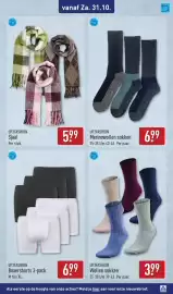 ALDI folder week 44 Pagina 55: UP2FASHION Boxershorts 3-pack €6,99, UP2FASHION Merinowollen sokken €6,99