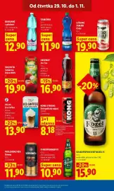 Lidl leták Strana 33: SOLEVITA Jablečná šťáva 100% €19,90, PERLENBACHER Strong, 0,5 1 €11,90