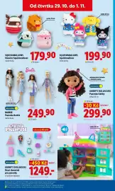 Lidl leták Strana 51: SQUISHMALLOWS Vánoční Squishmallows, různé druhy €179,90, BARBIE Panenka Barbie, různé druhy €249,90